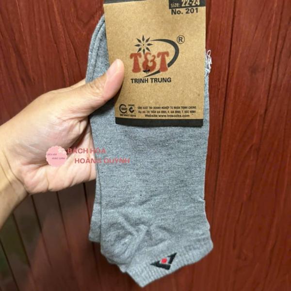 Combo 5 đôi tất vớ nam cổ ngắn đủ màu co giãn Trịnh Trung thoáng khí, co giãn