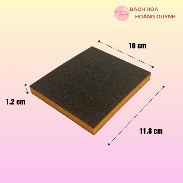 Combo 5 mếng mút xốp cam chà nồi,rửa chén bát, miếng chà nhám 2 mặt,miếng nhám chà xoong nồi loại bỏ rỉ sét