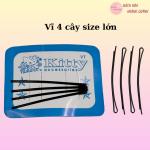 Combo 5 vĩ kẹp tăm màu đen, kẹp tóc tạo nhiều phong cách, kẹp xẹt mái, gim tóc nhiều size