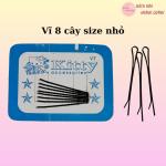 Combo 5 vĩ kẹp tăm màu đen, kẹp tóc tạo nhiều phong cách, kẹp xẹt mái, gim tóc nhiều size
