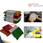 Combo 8 miếng cước kim tuyến rửa chén bát, xoong nồi Đông Dương