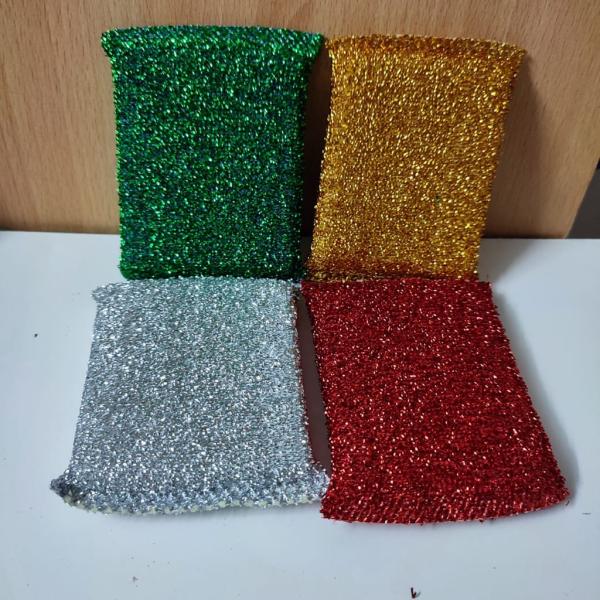 Combo 8 miếng cước kim tuyến rửa chén bát, xoong nồi Đông Dương