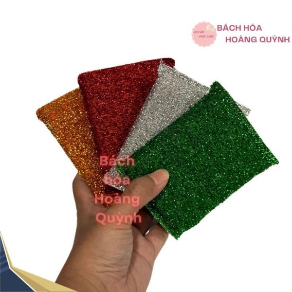 Combo 8 miếng cước kim tuyến rửa chén bát, xoong nồi Đông Dương