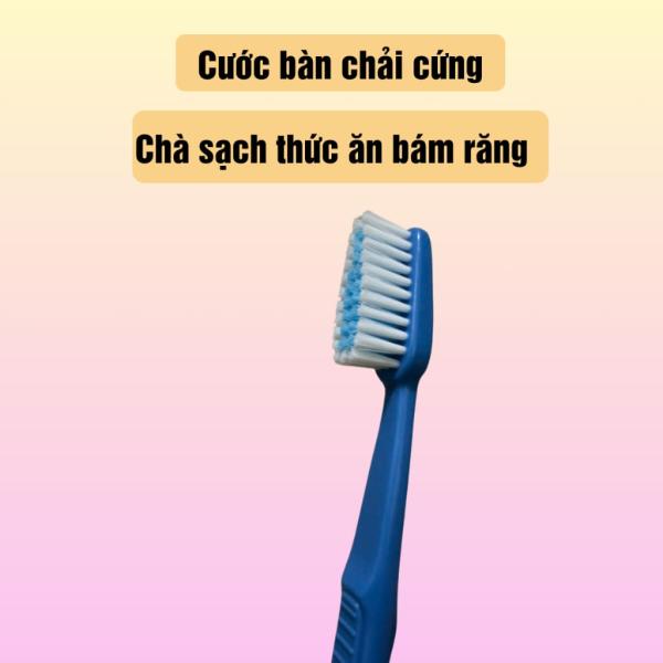 Combo 5 cây bàn chải đánh răng Happy nhựa đục có nắp đậy