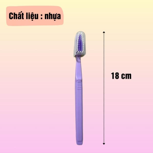 Combo 5 cây bàn chải đánh răng Happy nhựa đục có nắp đậy