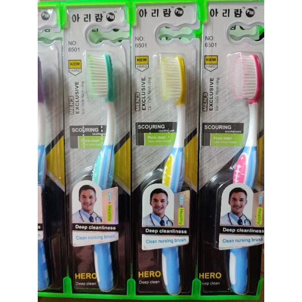 Combo 5 cây Bàn chải đánh răng Hàn Quốc siêu mềm, mã số 6501 ( 921)