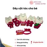2 dây côt tóc (1 cặp) cho bé họa tiết xinh xắn