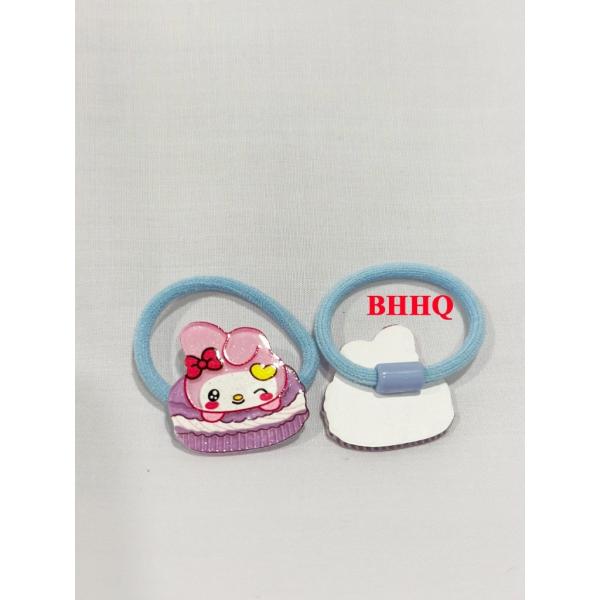 2 dây côt tóc (1 cặp) cho bé họa tiết xinh xắn