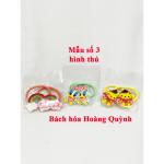 2 dây côt tóc (1 cặp) cho bé họa tiết xinh xắn