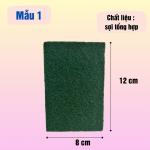 Combo 3 miếng cước xanh nhỏ rửa chén bát, xoong nồi BHHQ