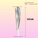 Dao cạo lông mặt- cạo râu cán inox, dao cạo thợ hớt tóc, barber