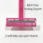6 cái dao cạo râu hồng EUROMAX 2 lưỡi