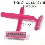 6 cái dao cạo râu hồng EUROMAX 2 lưỡi