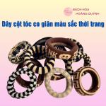 Dây buộc tóc siêu co giãn, dây cột tóc đuôi ngựa phong cách hàn quốc dễ thương.