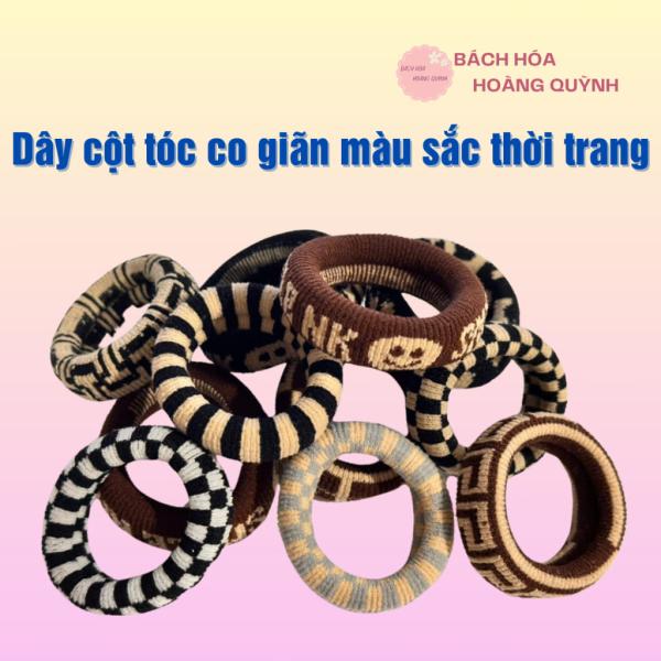 Dây buộc tóc siêu co giãn, dây cột tóc đuôi ngựa phong cách hàn quốc dễ thương.