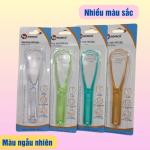 Dụng cụ cạo lưỡi nhựa cán cầm Hofaco, cây nạo lưỡi nhựa dạng tròn,giúp vệ sinh răng miệng, hơi thở thơm tho