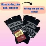 Găng tay len nam chống nắng cắt 5 ngón, bao tay len nam giữ ấm Gloves