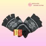 Găng tay len nam chống nắng cắt 5 ngón, bao tay len nam giữ ấm Gloves