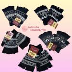 Găng tay len nam chống nắng cắt 5 ngón, bao tay len nam giữ ấm Gloves