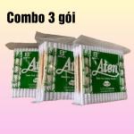Combo 3 gói tăm bông thân gỗ Aten (Levee)
