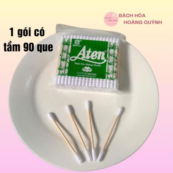 Combo 3 gói tăm bông thân gỗ Aten (Levee)