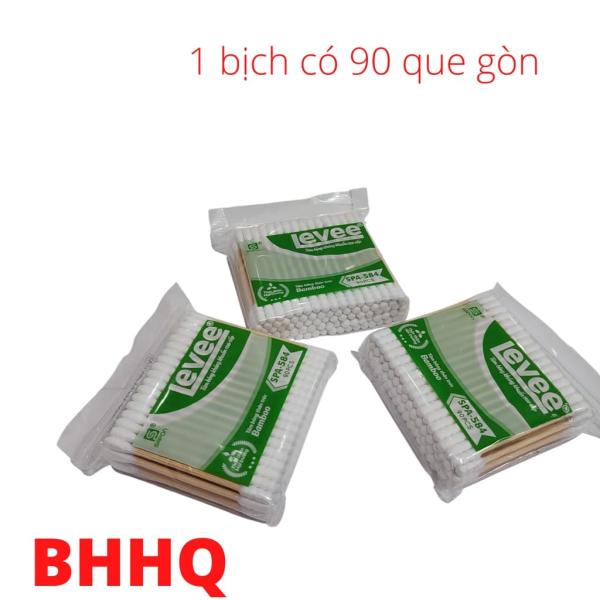 Combo 3 gói tăm bông thân gỗ Aten (Levee)