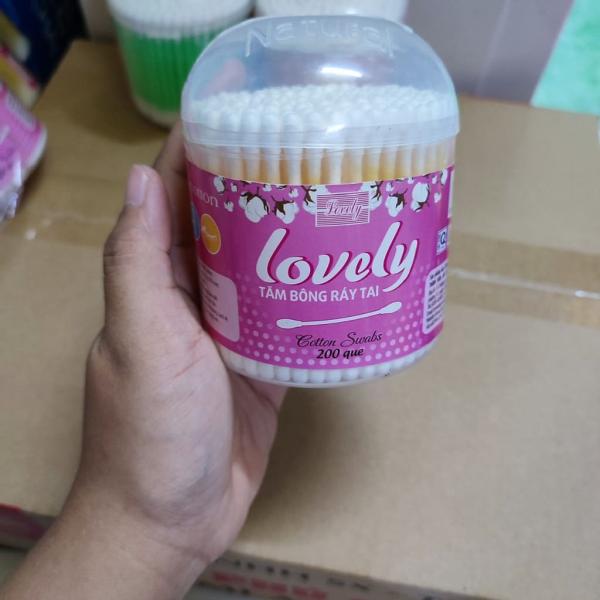 Gòn ráy tai lớn - gòn rái tai lớn LOVELY - The Bear dạng hũ tròn