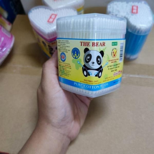 Gòn ráy tai bé- gòn rái tai bé HOÀNG KIM THỊNH(THỊNH PHÁT) dạng hũ trái tim