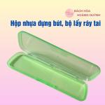 Hộp nhựa đựng bút viết, hộp bút, hộp đựng bộ ráy tai BHHQ
