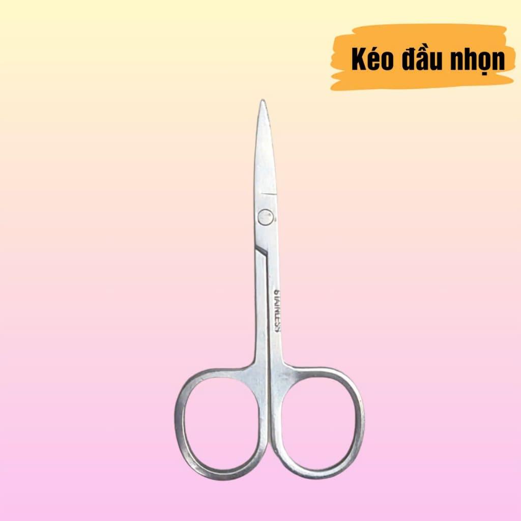 Kéo cắt tỉa lông mũi,lông mi,lông mày sắc bén.