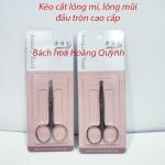 Kéo cắt tỉa lông mi mày, lông mũi đầu tròn màu VÀNG siêu bén