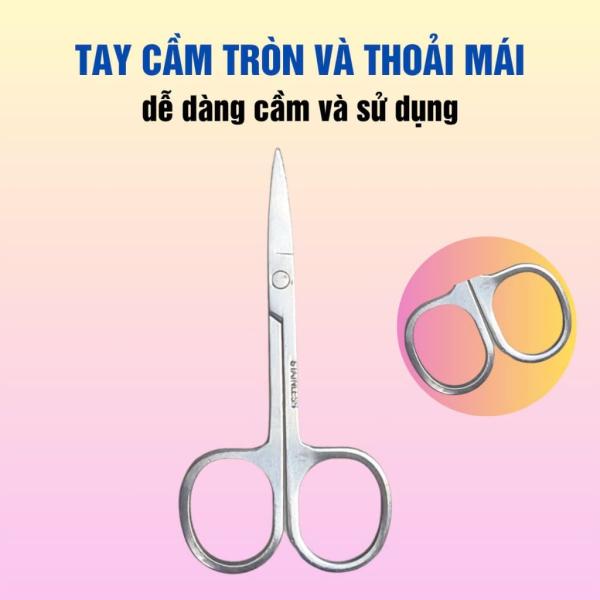 Kéo cắt tỉa lông mi ,lông mày đầu nhọn siêu bén siêu bền