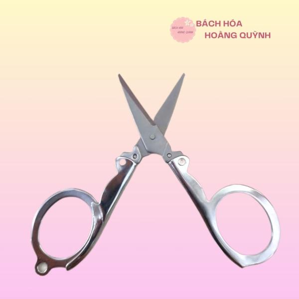 Kéo gấp gọn bỏ túi bằng thép không gỉ, kéo gấp mini tiện dụng