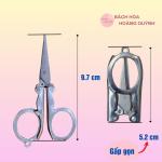 Kéo gấp gọn bỏ túi bằng thép không gỉ, kéo gấp mini tiện dụng