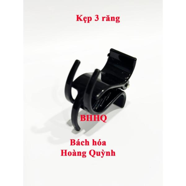 1 cái kẹp tóc càng cua 3 RĂNG màu đen