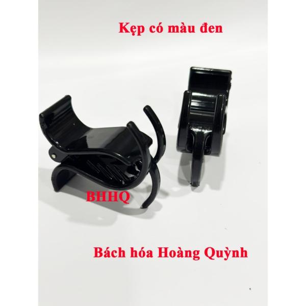 1 cái kẹp tóc càng cua 3 RĂNG màu đen