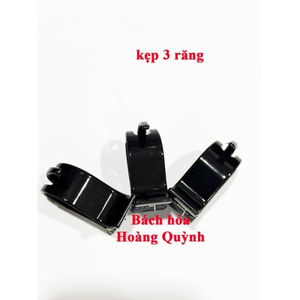 1 cái kẹp tóc càng cua 3 RĂNG màu đen