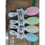 Lược gai gỡ rối tóc, tạo kiểu tóc, massage da đầu loại OVAL cán gỗ xinh xắn.
