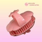 2 cái lược gai gội đầu nhựa dẻo, lược massage da đầu kích thích lưu thông máu, thiết kế tay cầm rộng, hình bướm xinh xắn