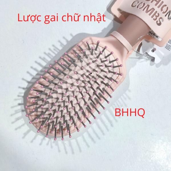 Lược gai gỡ rối tóc, tạo kiểu tóc, massage da đầu loại OVAL cán thú xinh xắn