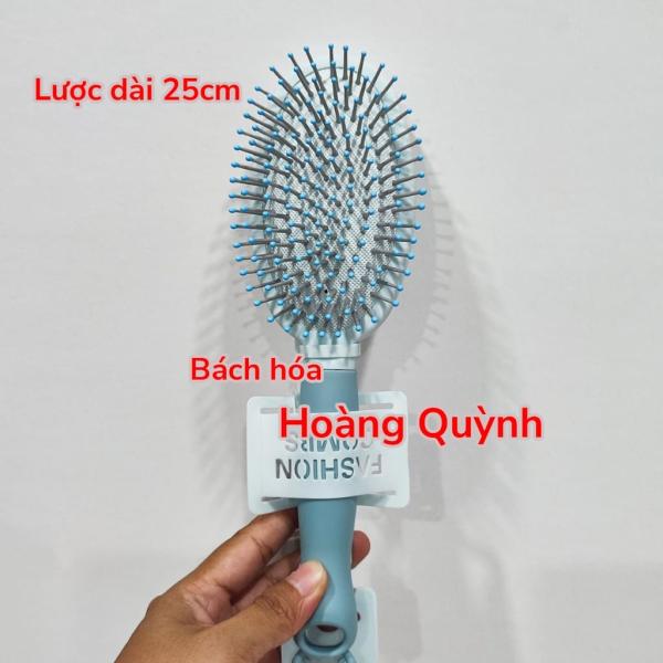 Lược gai gỡ rối tóc, tạo kiểu tóc, massage da đầu loại OVAL cán thú xinh xắn