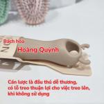 Lược gai gỡ rối tóc, tạo kiểu tóc, massage da đầu loại OVAL cán thú xinh xắn