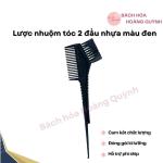 Lược nhuộm tóc hai đầu màu đen nhựa dẻo BHHQ