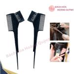 Lược nhuộm tóc hai đầu màu đen nhựa dẻo BHHQ