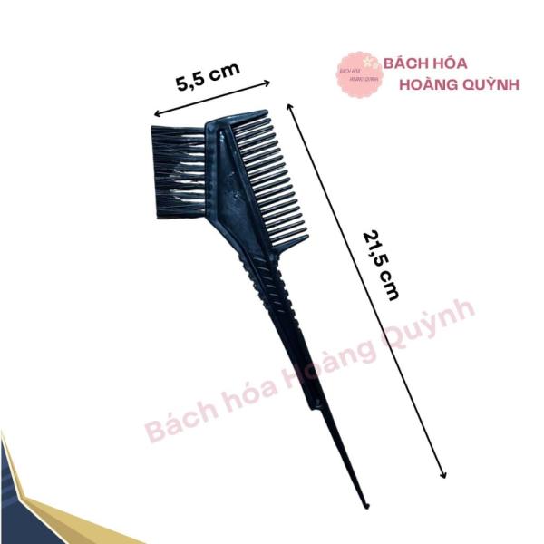 Lược nhuộm tóc hai đầu màu đen nhựa dẻo BHHQ