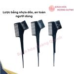 Lược nhuộm tóc hai đầu màu đen nhựa dẻo BHHQ