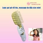 Lược gai gỡ rối tóc, tạo kiểu tóc, massage da đầu size nhỏ 13.5cm cán nhựa màu pastel xinh xắn.