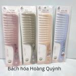 Lược răng thưa đại - lược xù đại cao cấp có họa tiết chuyên chải tóc xoăn tóc rối