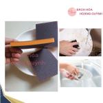 10 miếng cước nhám cam chà nồi,rửa chén bát, miếng chà nhám 2 mặt, mút nhám đa năng loại bỏ rỉ sét, vệ sinh vết ố.