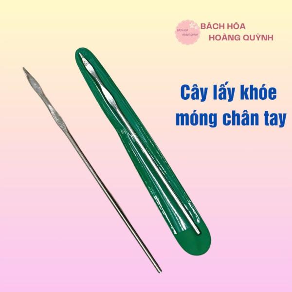 Cây lấy khóe móng thép không gỉ, cây móc khóe móng chân tay chuyên nghiệp ngành nail